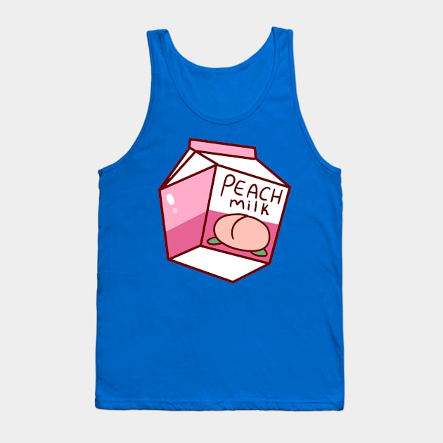 Peach Milk Carton Tank Top by saradaboru